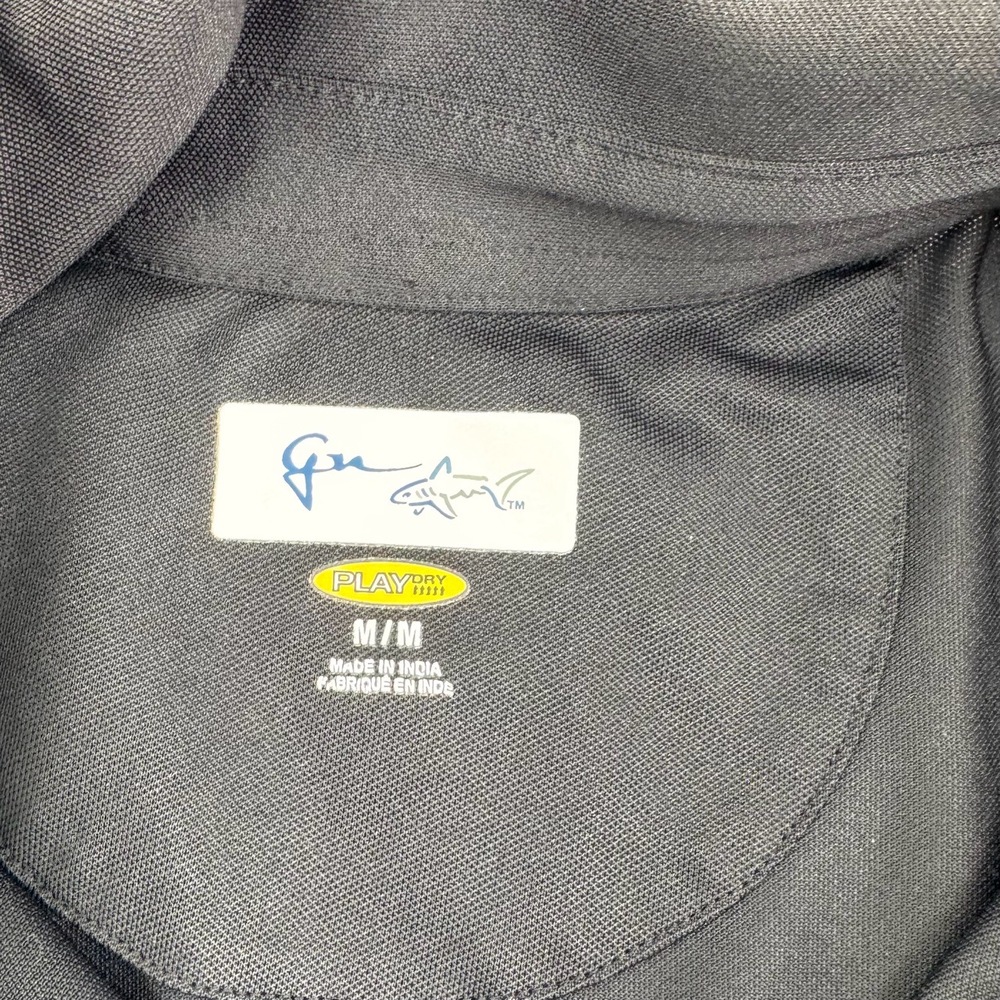 Greg Norman Black Collared Button Sleeveless Polo… - image 4